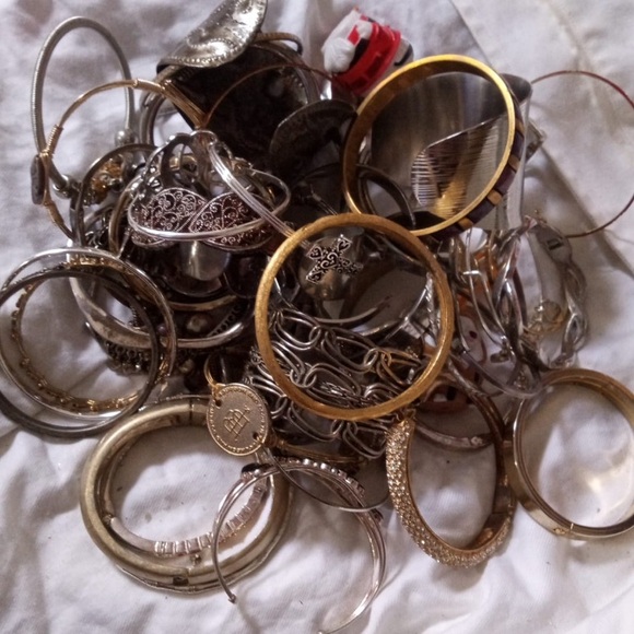 Chic Gold and Silver Bracelet Collection - Picture 1 of 2